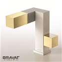 Bravat Gold brass body air mix technology Sink Faucet