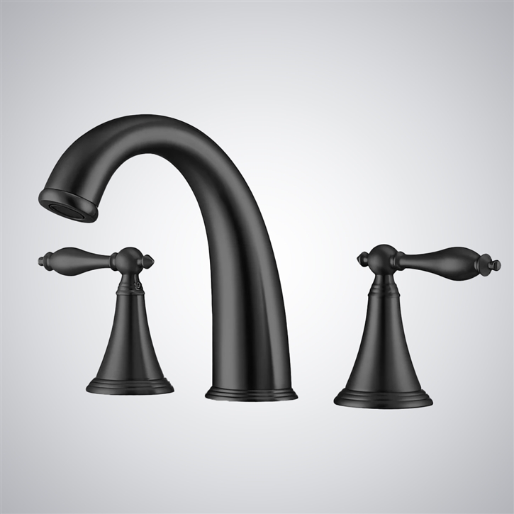 Fontana Reno Matte Black Deck Mounted Faucet