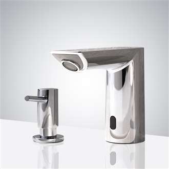 Fontana Commercial Automatic Motion Sensor Faucet and Soap Dispenser