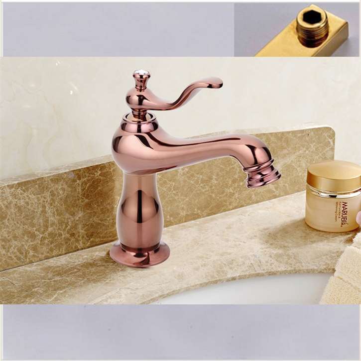 Wall Mounted Brass Golden Shower Arm G1/2 Fixed Pole/Holder for Showerhead