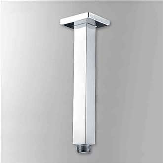 Luxurious Solid Brass Chrome Overhead Shower Bar Square Ceiling Mounted Shower Arm