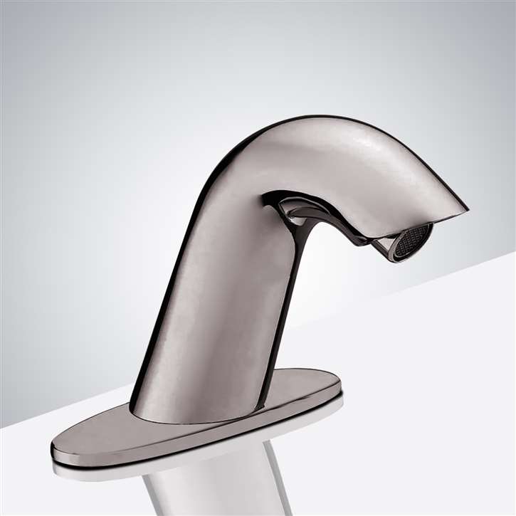 Conto Commercial Design Automatic Brushed Nickel Hands Free Faucet