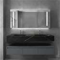 Fontana Modern Luxury Hotel Wall Mount Bathroom Vanity With Sink