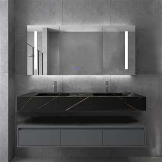 Fontana Modern Luxury Hotel Wall Mount Bathroom Vanity With Sink