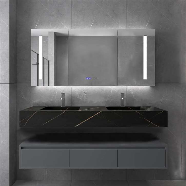 Fontana Modern Luxury Hotel Wall Mount Bathroom Vanity With Sink