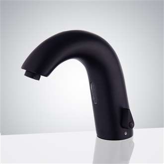 Chatue Commercial Matte Black Temperature Control Automatic Hands Free Sensor Faucet