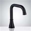 Commercial Bathroom Matte Black Automatic Touchless Sensor Faucet