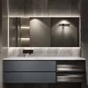 Fontana LED Luxury New Modern Wood Vanity Sink Bathroom Cabinet