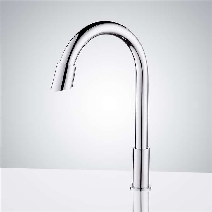 Rio Commercial Goose Neck Touchless Automatic Sensor Faucets Bathroom