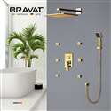 Bravat Shower with Adjustable Body Jets and Mixer