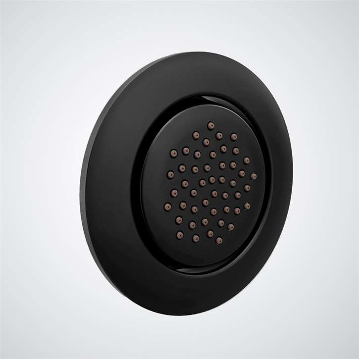 Fontana Imola  Shower Body Jets in Matte Black