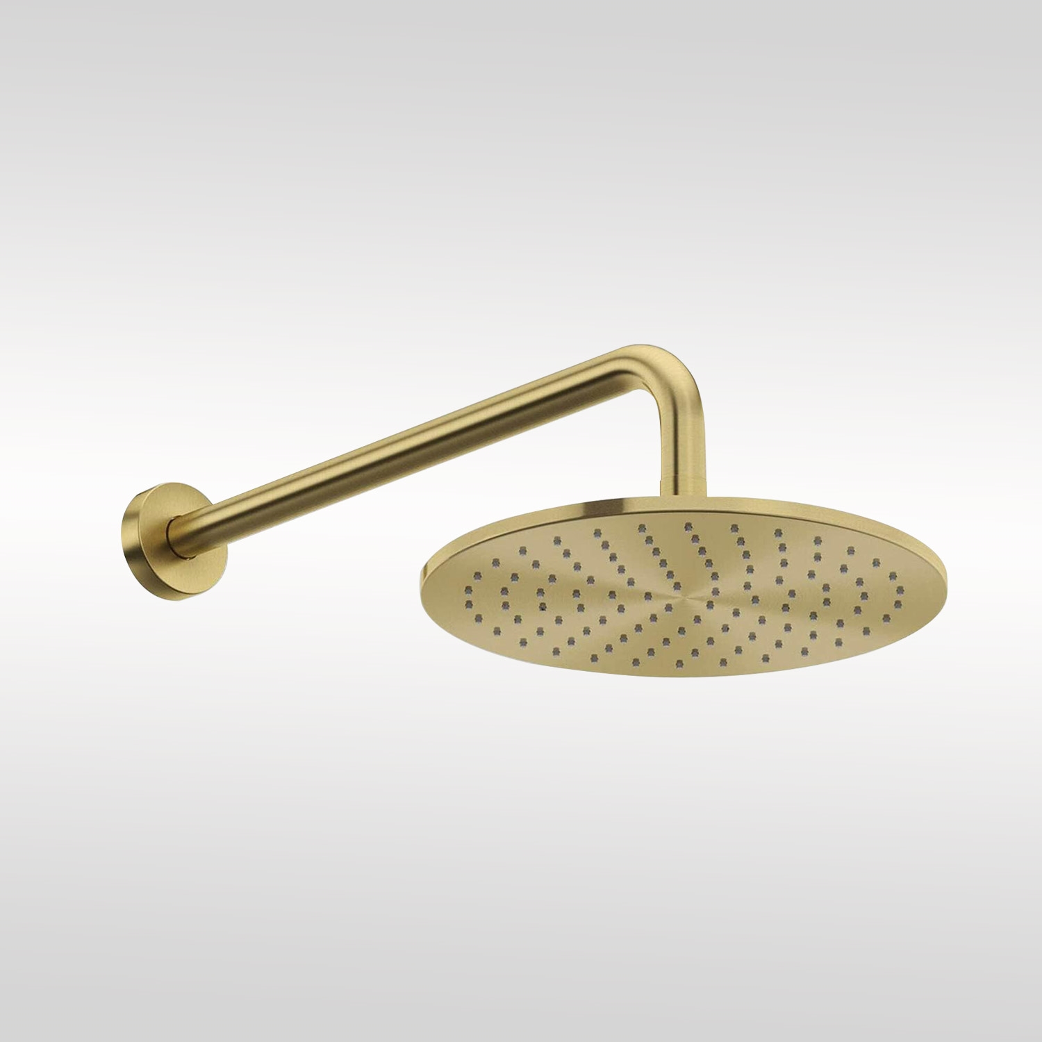 Brushed Gold Wall Mount Rainfall Shower Head