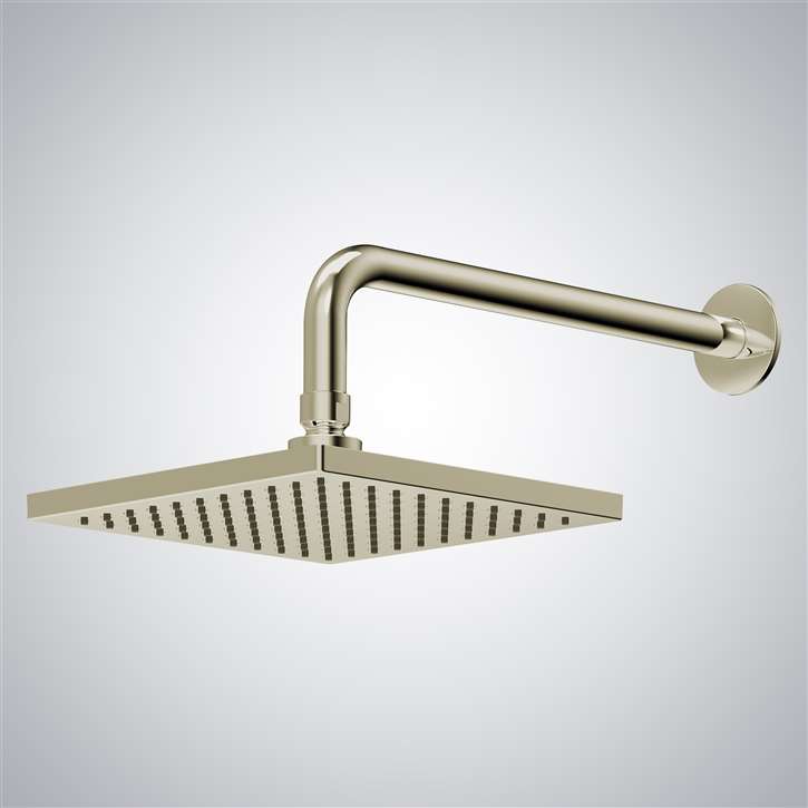 Fontana Champagne Square Rainfall Shower Head