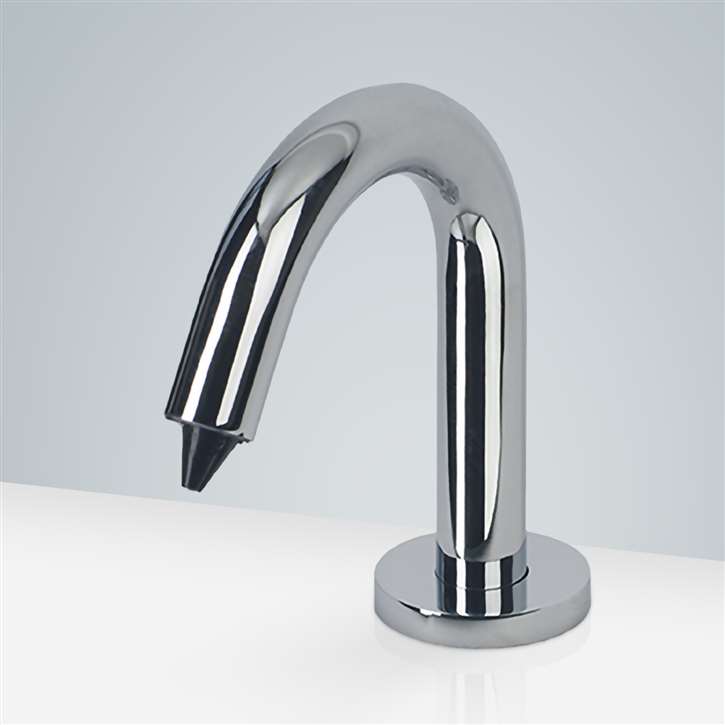 Dijon Hands Free Deck Mount Soap Dispenser In Polish Chrome Finish