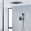 Verona Dark Oil Rubbed Bronze Ceiling Mount 3-Way Brass Shower Set