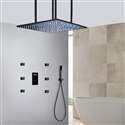 Fontana Reno Matte Black Shower Set 3 Way Digital Shower Mixer