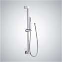 Fontana Tirana Chrome Handheld Shower with Slide Bar