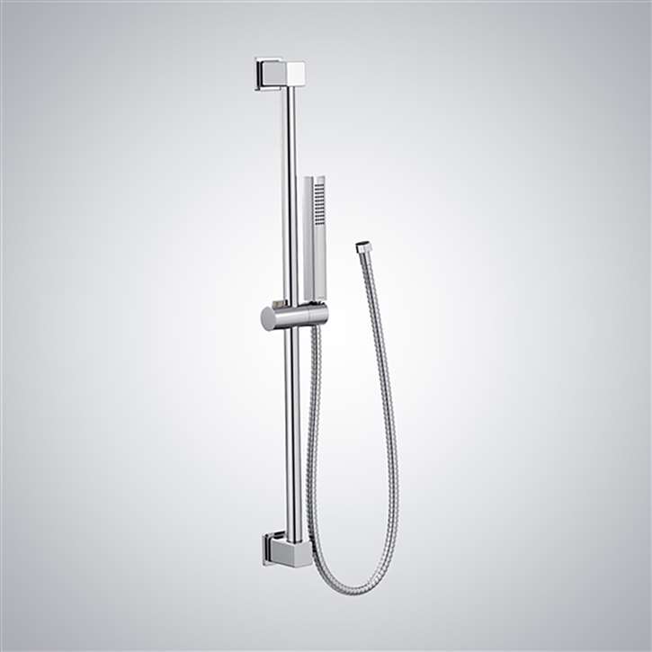 Fontana Tirana Chrome Handheld Shower with Slide Bar