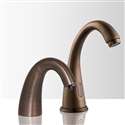 Fontana Venice Antique Oil Rubbed Bronze Finish Brass Commercial Automatic Sensor Faucet with Deck Mount Soap Dispenser