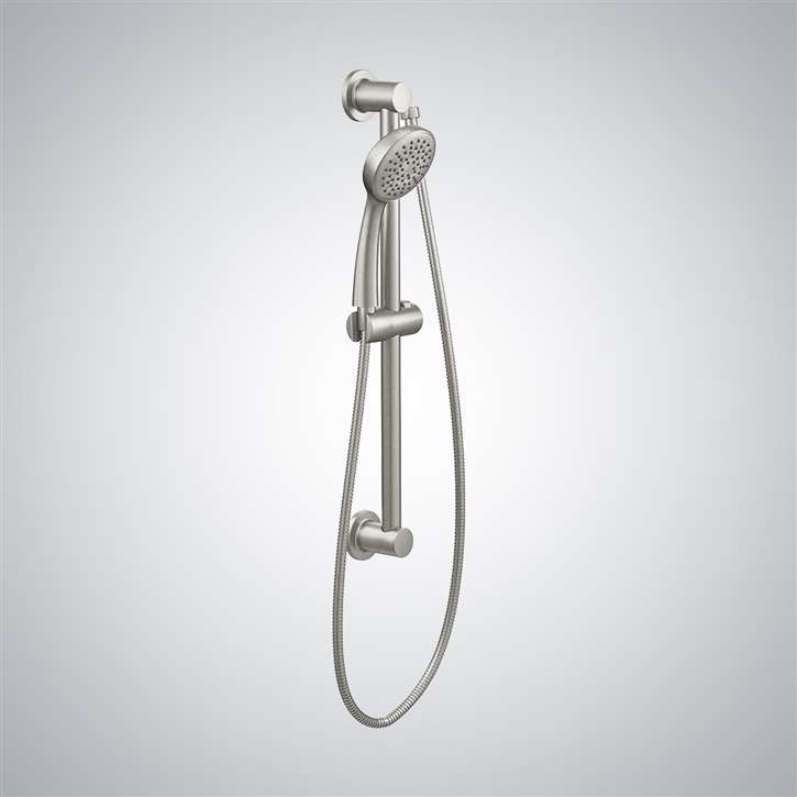 Chrome Handheld Round Shower 1-Spray Handheld Shower