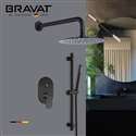 Bravat Oil Rubbed Bronze Thermostatic Shower System