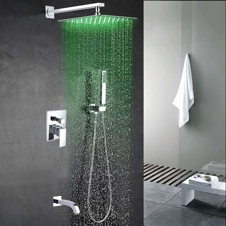 Fontana  Perlude Stainless Steel Chrome Finish Shower Set