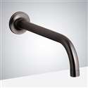 Fontana Dark Oil Rubbed Bronze Wall Mount Commercial Automatic Sensor Faucet With Insight Infrared Technology