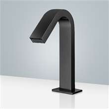 Fontana Commercial Matte Black Touch less Automatic Sensor Hands Free Faucet