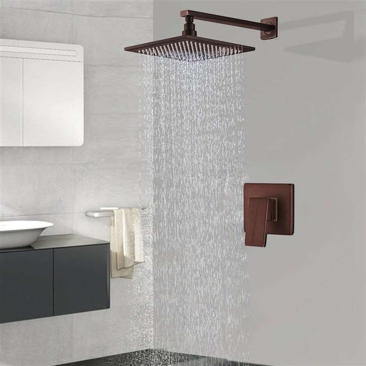 Fontana Rivera Oil Rubbed Bronze LED Rain Shower Set