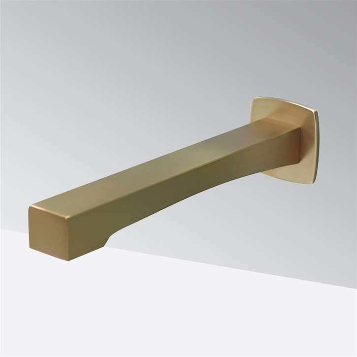 Fontana Commercial Automatic Wall Mount Brushed Gold Sensor Bathroom Faucet