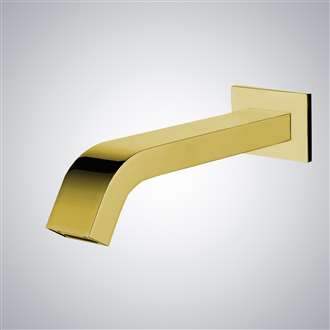 Fontana Commercial Automatic Wall Mount Brushed Gold Sensor Bathroom Faucet