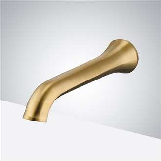 Fontana Commercial Automatic Wall Mount Brushed Gold Bathroom Sensor Faucet