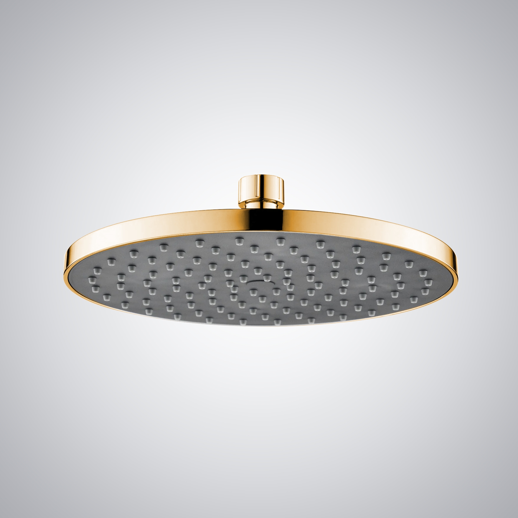 Fontana Spiritus Polished Gold Finish Rain Fall Showerhead