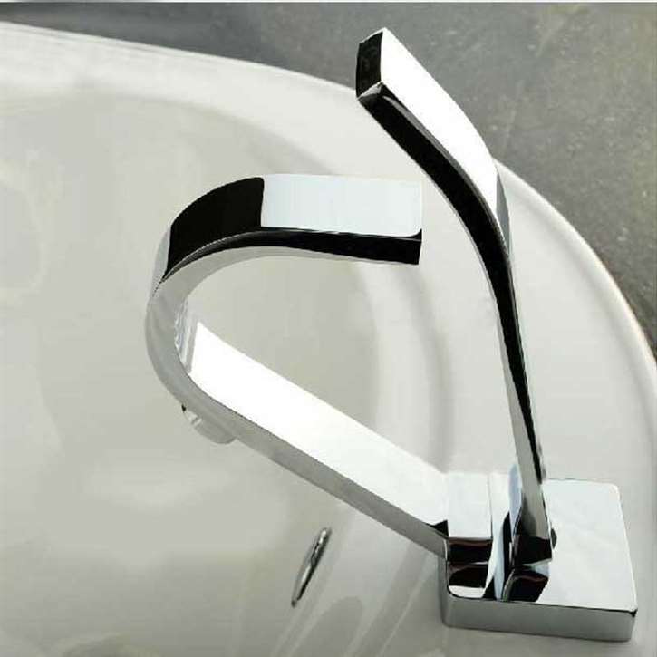 Terracina Deck Mounted Chrome Bathroom Faucet