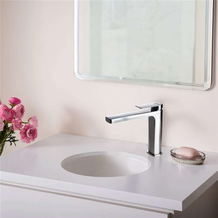 Herault Single Handle Bathroom Sink Faucet