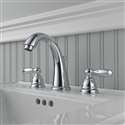 Quesnel Dual Handle Chrome Bathroom Sink Faucet