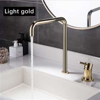 Fontana Verona Light Gold Finish Hot and Cold Kitchen Faucet