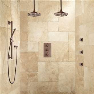 Fontana Couple Dual Showering System with Slidebar