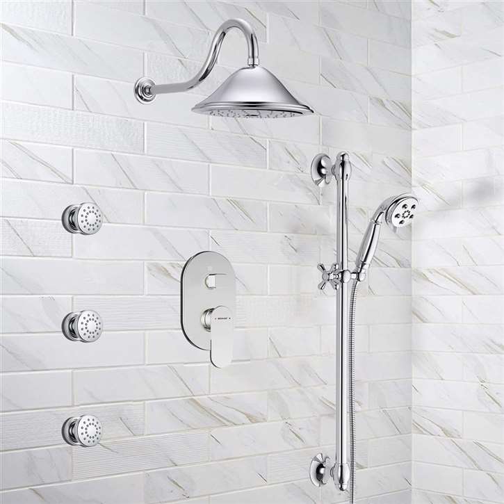 Fontana Couple Showering System Dual Showers with Handshower