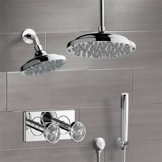 Fontana Couple Showering System Dual Showers with Handshower