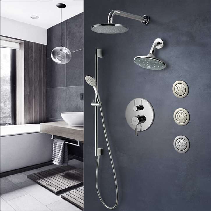 Fontana Couple Showering Dual Showers System with Handshower