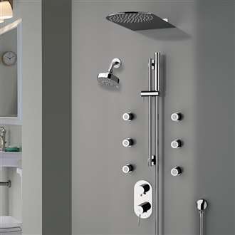 Fontana Couple Showering Dual Showers System with Handshower Jet Spray