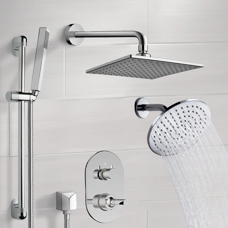 Shower head system offers