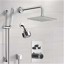 Fontana Ferrand Chrome Dual Showerhead With Handshower