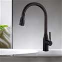 Fontana Chatou Brass Pull Down Sensorless Kitchen Faucet Oil Rubbed Bronze Finish