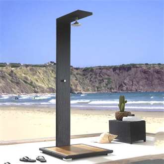 Fontana Toulouse High Quality UV Resistant and Waterproof Wooden Outside Shower