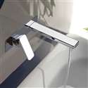 Luca Chrome Finish Waterfall Bathroom Faucet