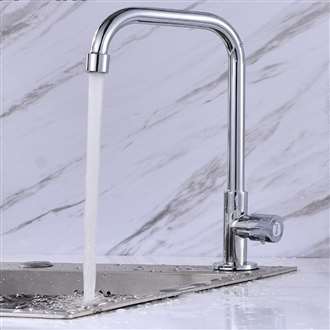 Fontana Bavaria Single Handle Cold Kitchen Sink Faucet in Chrome