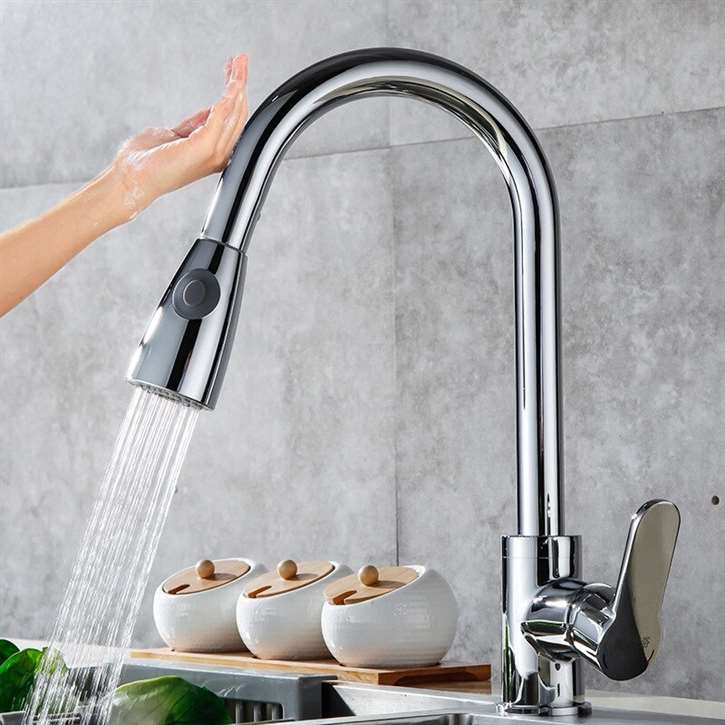 Deck Mounted Smart Touch Sensor Faucet