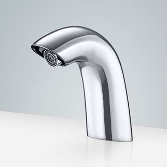 Limoges Deck Mounted Chrome Touchless Electronic Bathroom Sensor Faucet